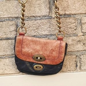FOSSIL Mini🎋Crossbody Shoulder Bag Leather